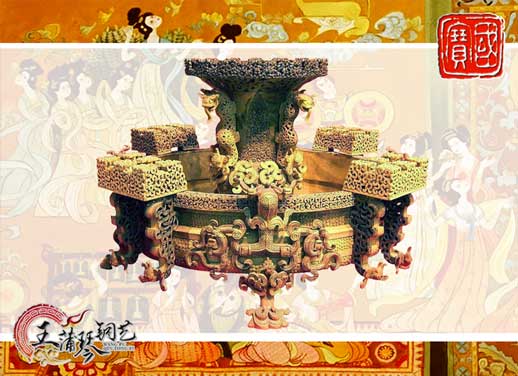 銅尊盤，曾侯乙尊盤，國寶級文物之一